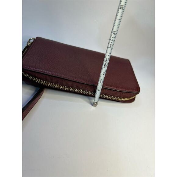 Michael Kors Brown Leather Wristlet Jet Set Travel Wallet and Credit Card Holder - Picture 11 of 12